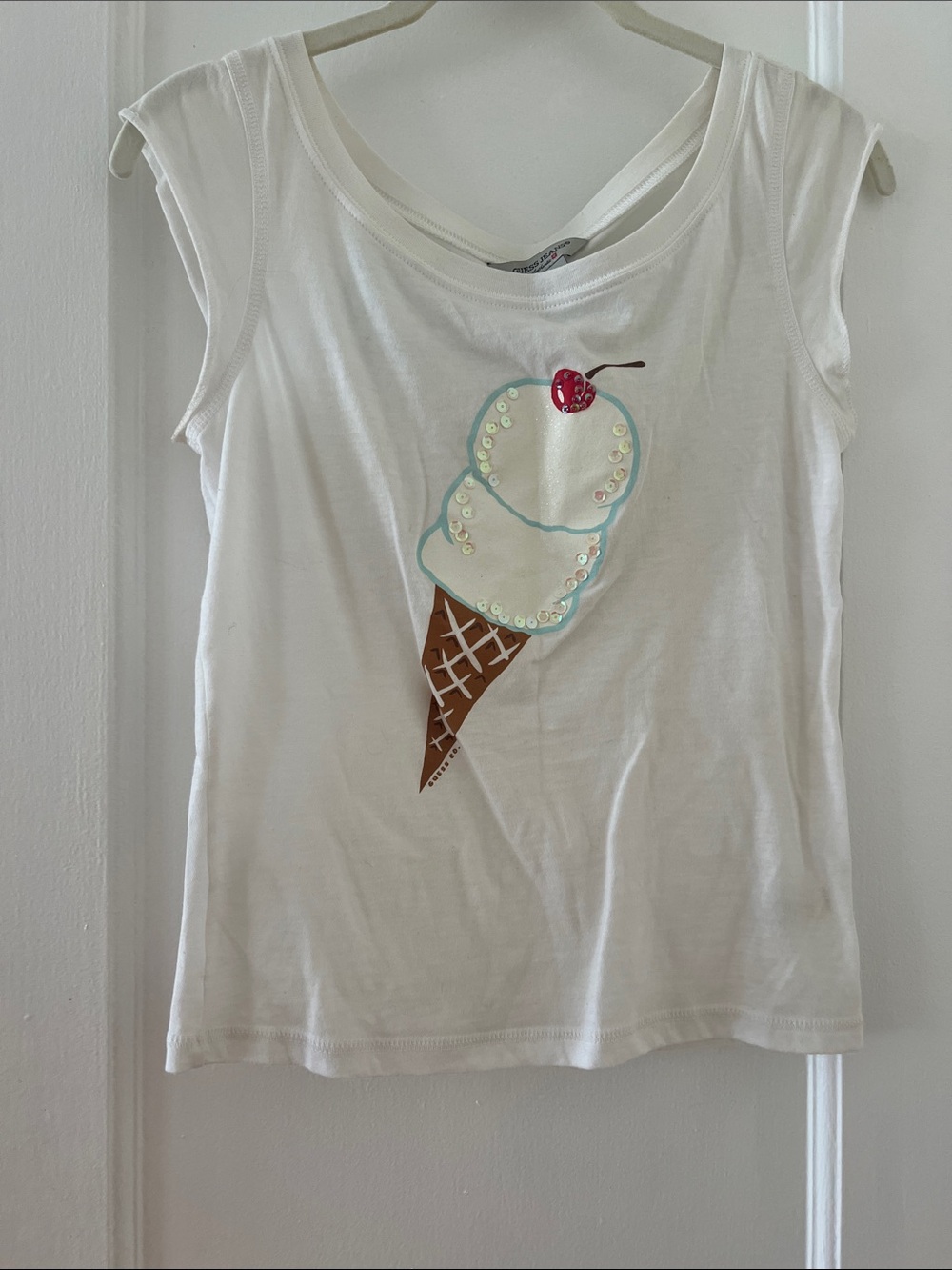 Y2K guess ice cream shirt